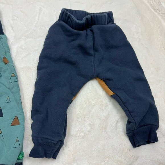 Fred’s World Baby Pants Mountains And Walrus Blue Size 6-9 Months Lot Of 2 - Picture 3 of 8